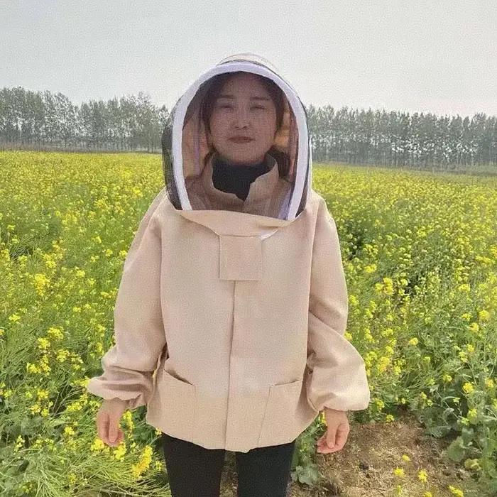 Chapeau respirant en maille avec fermeture éclair, vêtements anti-équation, poignets élastiques demi