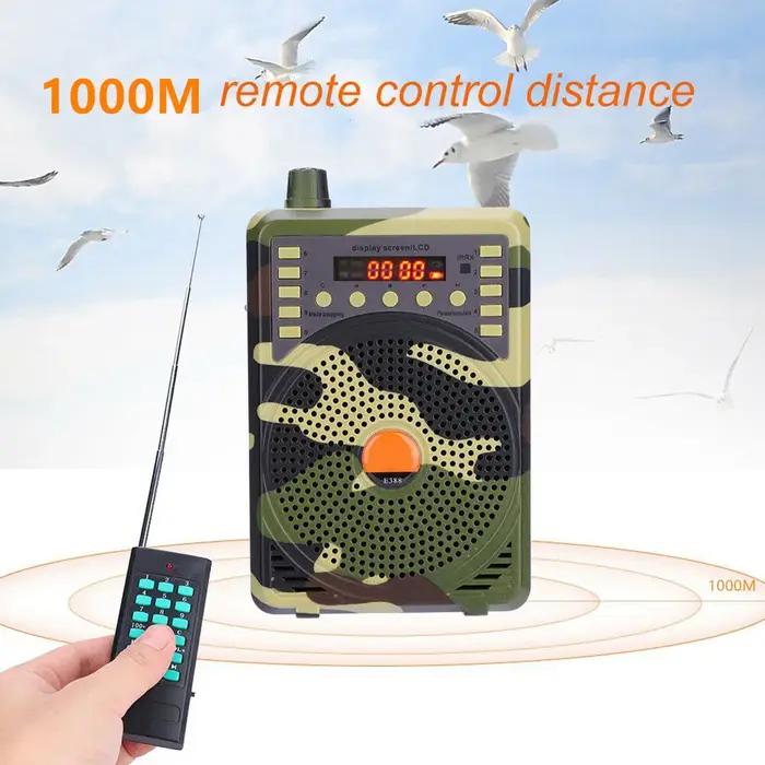 Amplificateur son télécommandé 1000m professionnel - Haut-parleur appel compact - Équipement chasse avancé