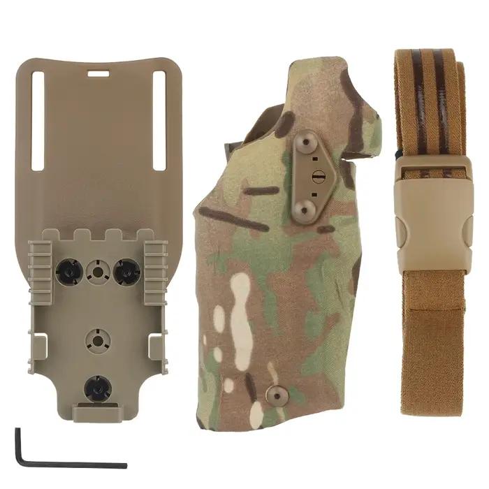 Étui de pistolet tactique 63DO pour Glock 17/19, Compatible avec X300/X300U, système de verrouillage