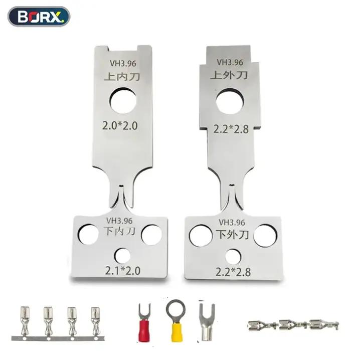 Lames de sertissage pour terminaux BORX OTP, Lame en acier pour applicateur de bornes, pour machine