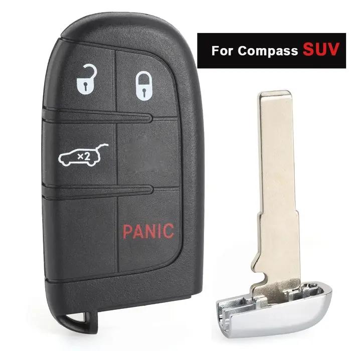 KEYECU M3N- 40821302 68250335 AB pour JEEP boussole Renegade 2017 2018 2019 2020 2021 2022 clé intelligente télécommande