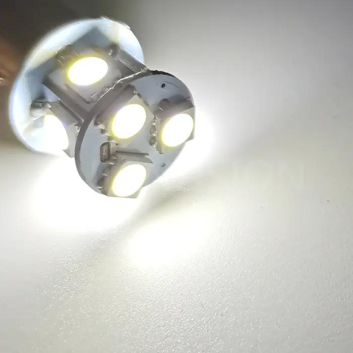 Ampoules LED R-ABC-X 1156 BA15S pour voitures camions motos feux arriere de recul antibrouillard lumiere intense couleur rouge blanc jaune blanc chaud
