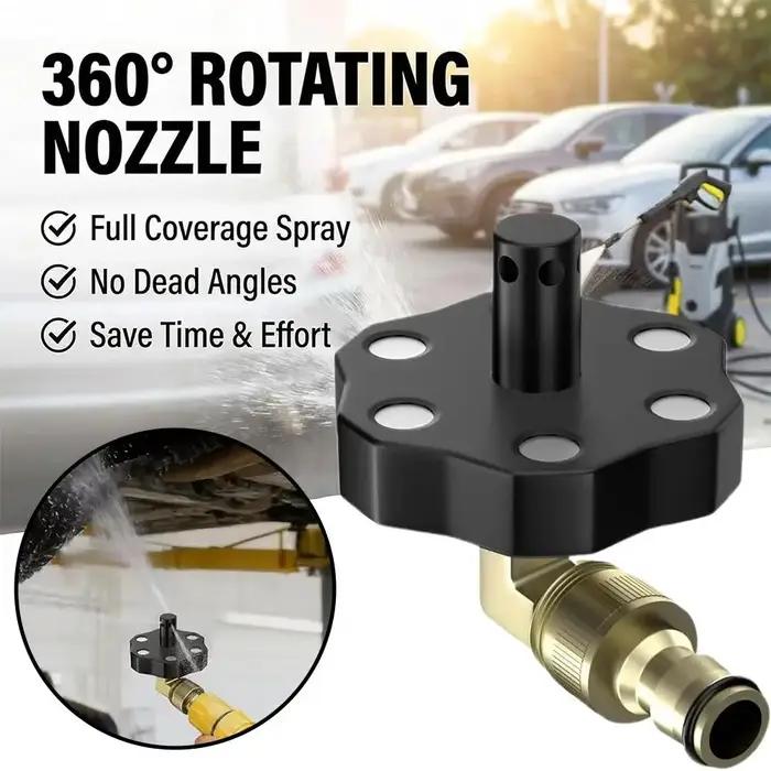 Nettoyeur de châssis anti-corrosion, outil haute pression efficace avec anneau de rinçage pour châssis de voiture, camion, véhicule utilitaire, camping-car et roues automobiles.