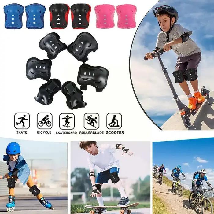Genouillères de protection pour enfants, pour vélo, skateboard, patinage, cyclisme, coude, scooter,