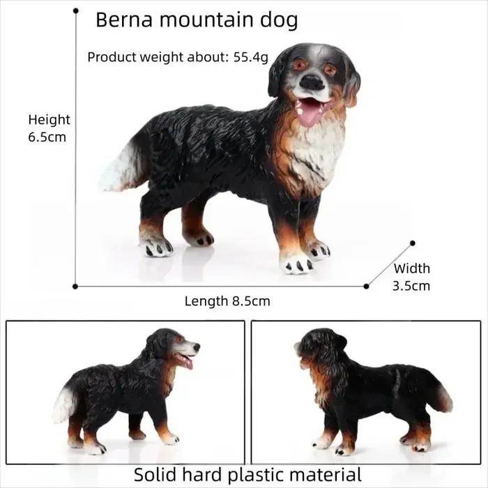 Oenux chiot modèle Simulation chiens figurines d'animaux Husky Rottweiler américain Bully Shiba Inu