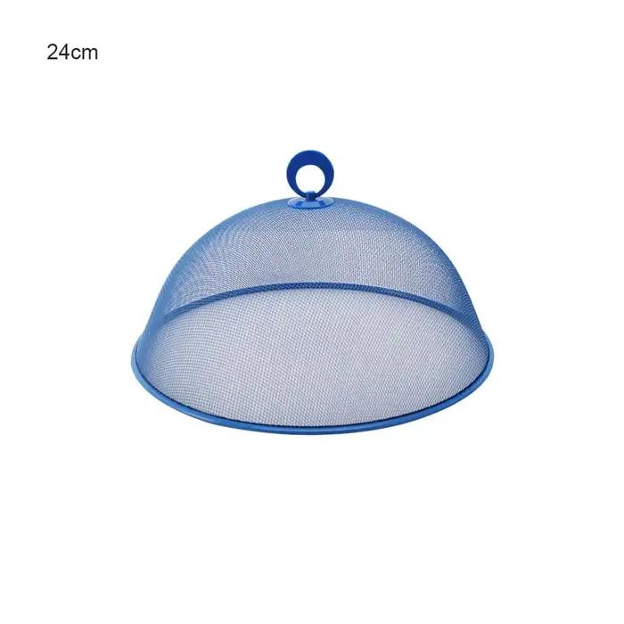 Housse de protection alimentaire en filet pour cuisine, anti-poussière et anti-insectes, design rond