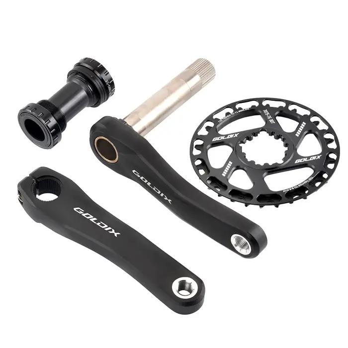 GOLDIX – pédalier de vélo pour enfants, 110/127/140/150/155/160mm, avec disque de protection, 30T 32