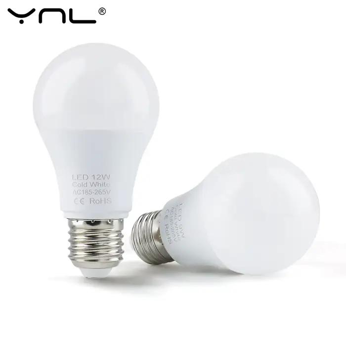 Ampoule LED AC 220V-240V, Smart IC, haute luminosité, lampe Bombilla, budgétaire, 3W, 6W, 9W, 12W, 1