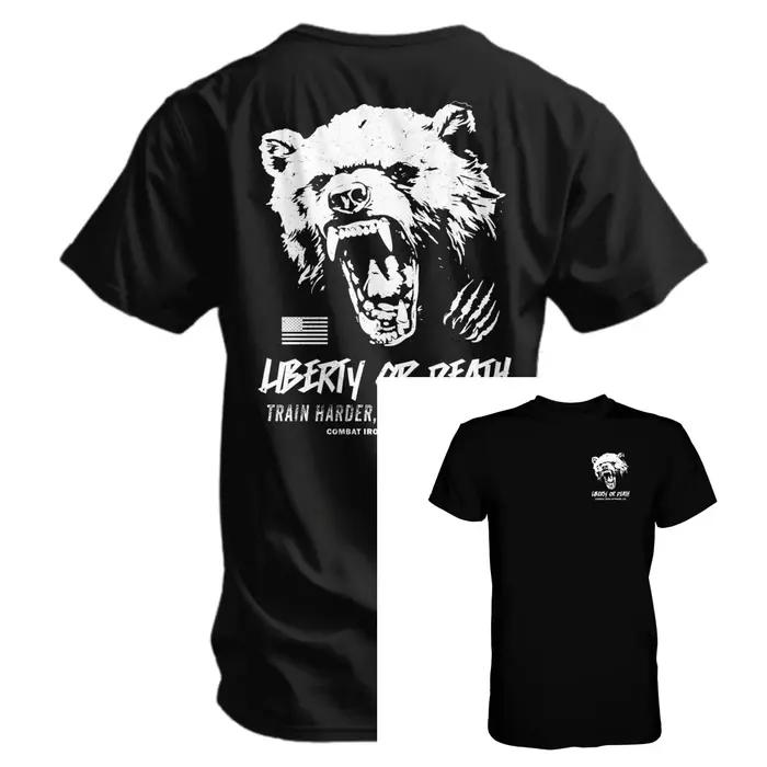 T-shirt pour homme Liberty or Death Fight Like Hell