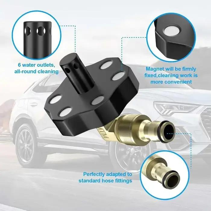 Nettoyeur de châssis anti-corrosion, outil haute pression efficace avec anneau de rinçage pour châssis de voiture, camion, véhicule utilitaire, camping-car et roues automobiles.