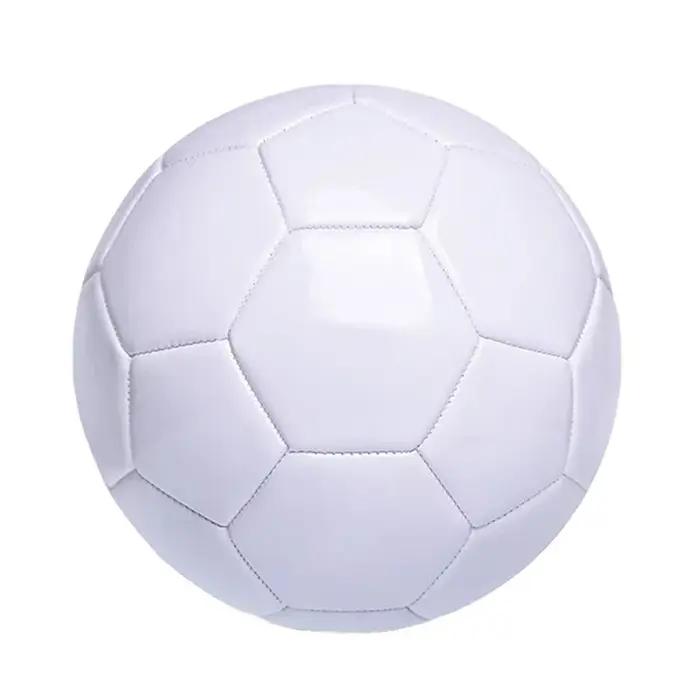 Blanc taille Standard 5 ballons de Football équipe Match groupe formation ballons de Football en ple