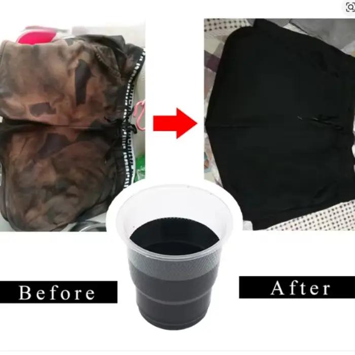Pigment de teinture textile noir pour vêtements et tissus naturels rénovation et création artisanale pour homme et femme occasions spéciales