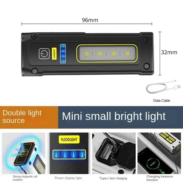 Mini lampe torche LED avec batterie externe