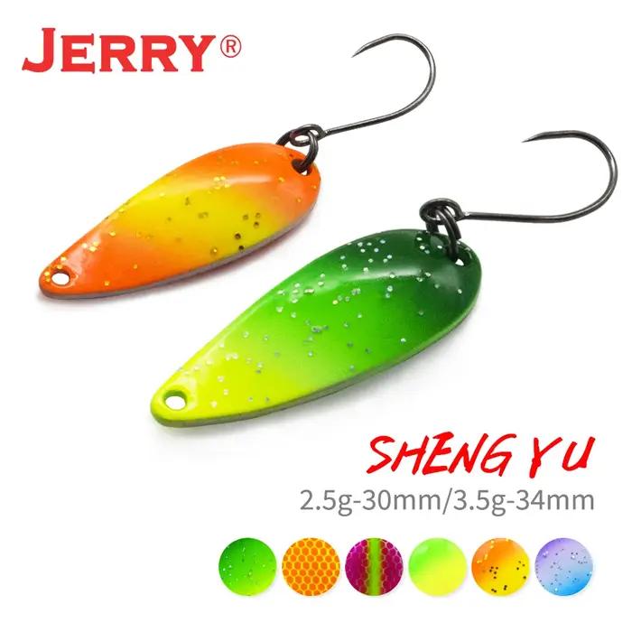 Jerry ShengYu 2.5g 3.5g pêche Micro cuillère UV couleurs zone truite leurres Pal métal appât Spinner