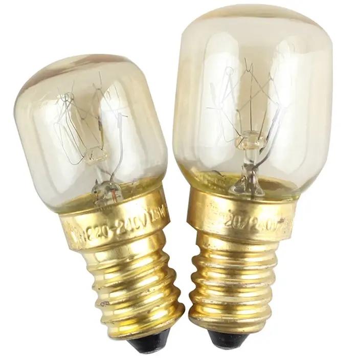 Ampoules de four à micro-ondes résistantes à 300, lampe à vapeur à filament de tungstène, haute temp