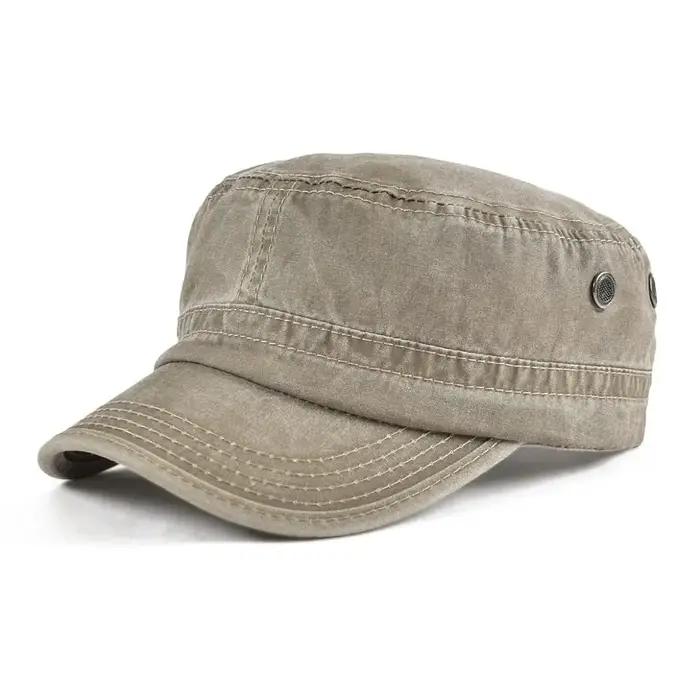 VOBOOM casquette militaire hommes coton lavé Design de mode