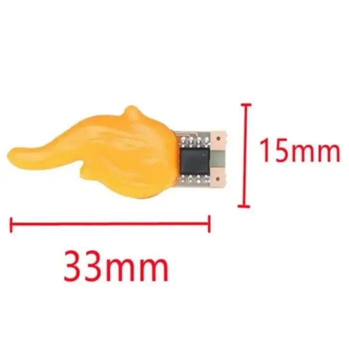 Bougies Flash Cob Led 3V, flamme Edison, Filament LED, Diode 2200K, décoration de fête d'anniversair