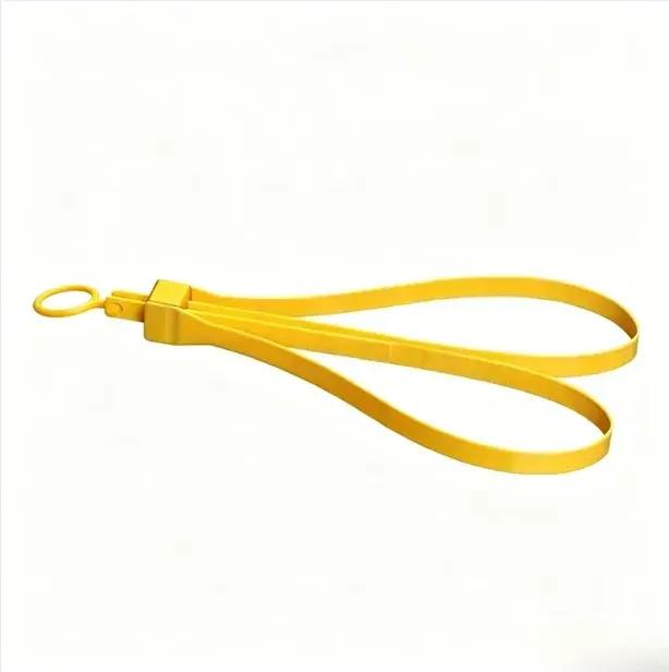Lien plastique tactique serre-câble jaune