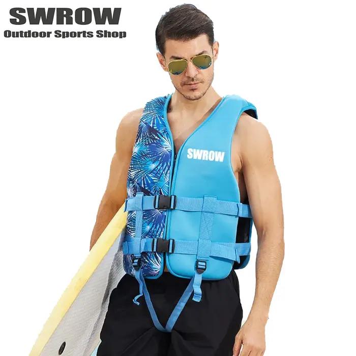 Gilet de sauvetage en néoprène pour enfants et adultes, Portable, pour Sports aquatiques, flottabili