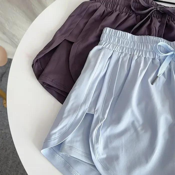 Shorts de sport de yoga taille haute pour femmes, shorts athlétiques respirants à séchage rapide, do