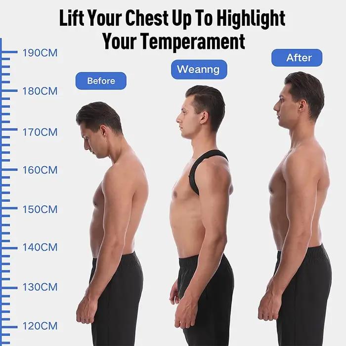 Correcteur de Posture du dos, Corset, clavicule, colonne vertébrale, ceinture de soutien réglable, s