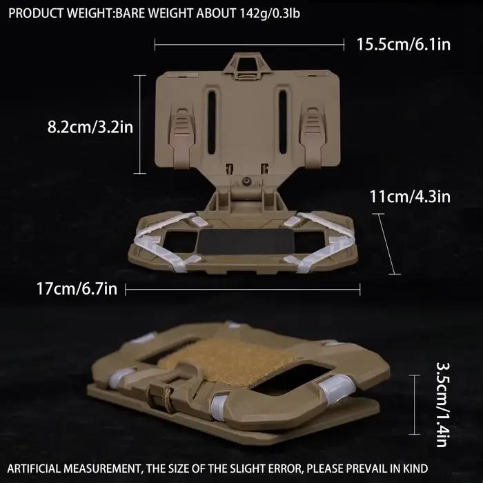 Panneau admin tactique molle navigation téléphone veste chasse accessoire poche poitrine