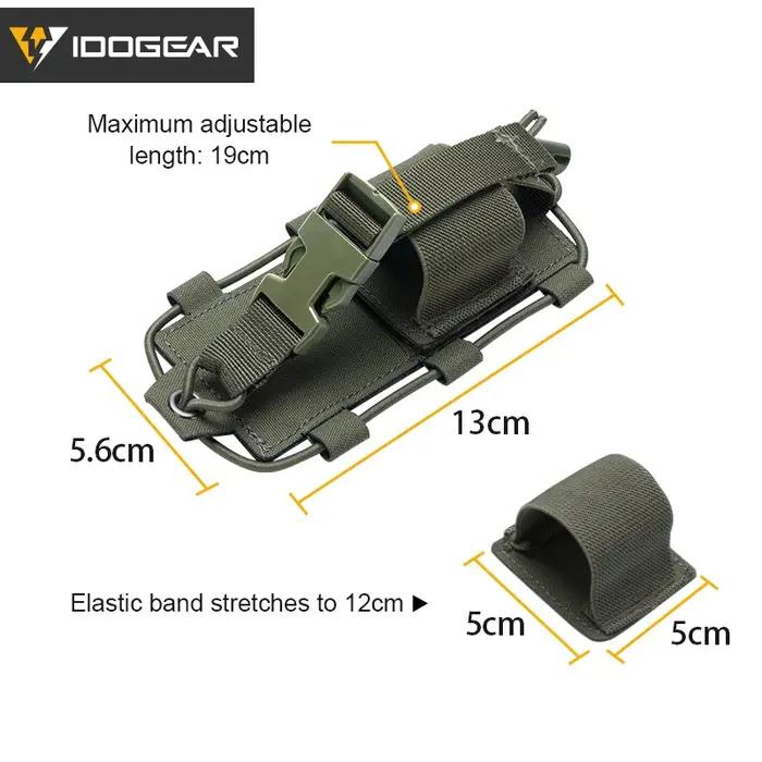 Poche radio tactique IDOGEAR Gridlok - compatible BAOFENG POFUNG UV5R UV82 équipement MOLLE chasse