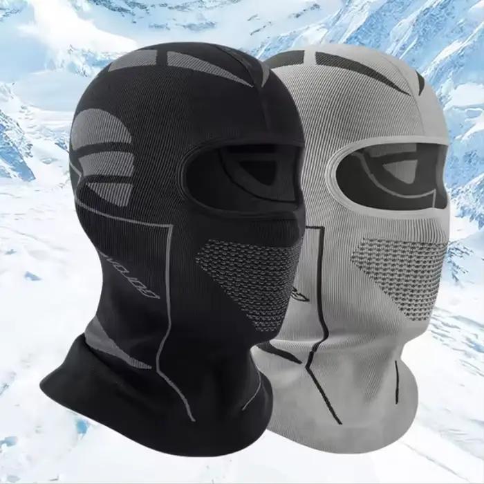 Écharpe thermique résistante au froid pour hommes et femmes, chapeau de Ski d'hiver, cagoule, masque complet, Ski, cyclisme, chasse, couvre-tête, doublure de casque