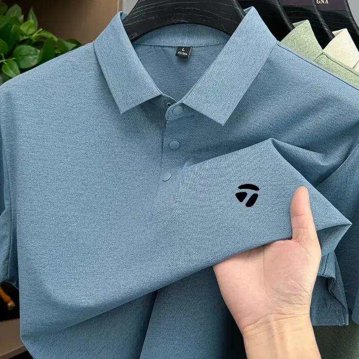 Polo homme tendance à manches courtes, imprimé de marque de golf, nouvelle collection été 2026, en s
