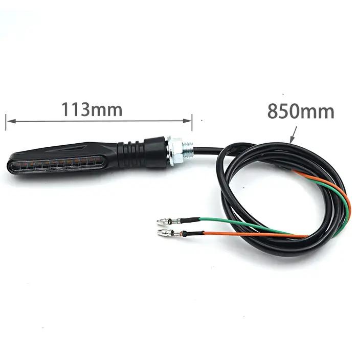 2 pièces 60V feu arrière feu stop LED clignotant pour Scooter électrique Citycoco e-bike moto arrièr