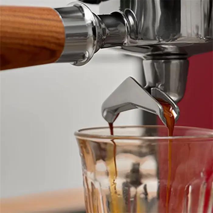 Porte-filtre à café en acier inoxydable, 51mm, 2 becs, 3 oreilles, pour accessoire de Machine à expr