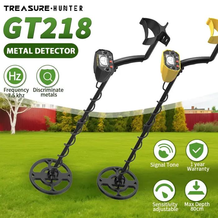 Détecteur de métaux Treasure Hunter GT218 pour la détection souterraine d'or
