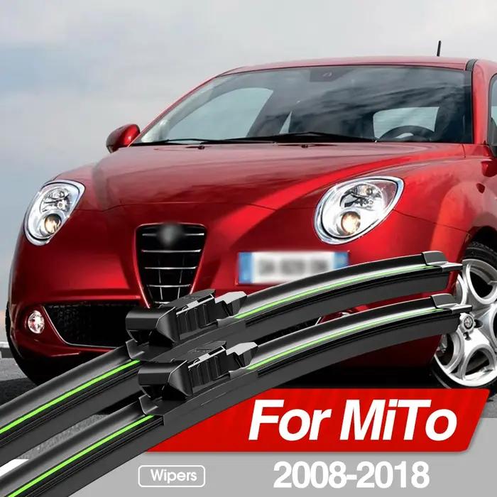 Balais d'essuie-glace avant pour Alfa Romeo MiTo 2008 – 2018, 2 pièces, accessoires de fenêtre de pa