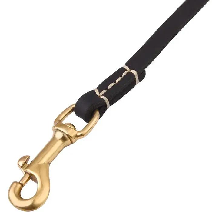 Laisse de dressage de chien en cuir véritable souple pour petites étudiés