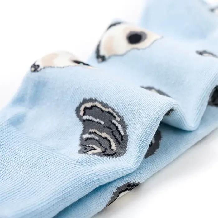 Chaussettes chasse originales motifs fruits de mer - Femme couple courtes coton premium