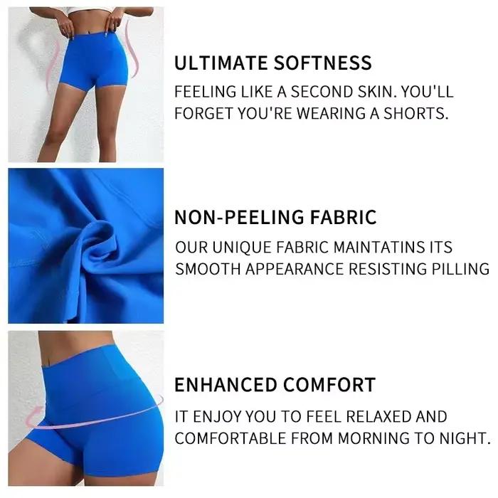 Short de sport taille haute pour femmes, short de Yoga, coupe cintrée, levage des fesses, course à p