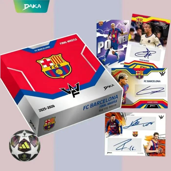Daka Genuine 2026 FC Barcelona Final Whistle Series Messi Neymar Pau Gasol Player Club Signed Jersey Collectible Card Gifts