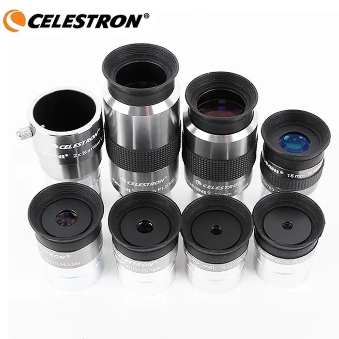 Kit Oculaires Celestron Omni 4mm 6mm 9mm 12mm 15mm 32mm 40mm + Barlow 2x Multicouches Astronomie Télescope