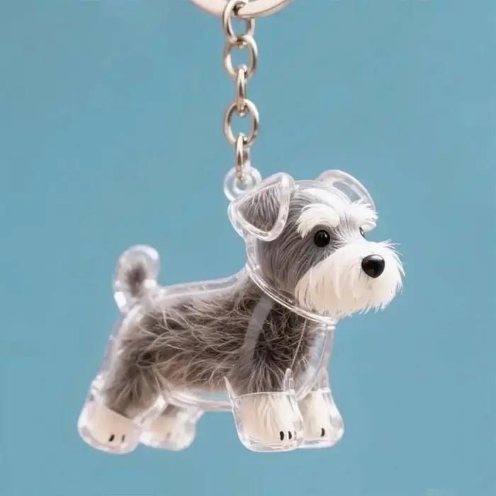 Boîte de rangement de poils de chien en forme de chien