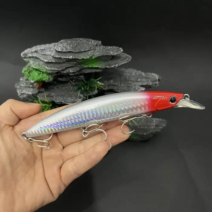 26g 130mm flottant méné leurres de pêche longue fonte Wobblers appâts durs artificiels à la traîne b