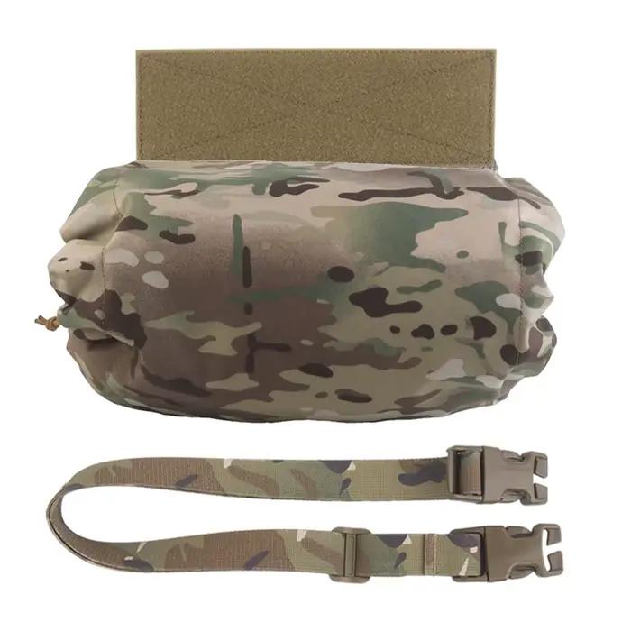 Pochette drop tactique style Ferro - Étui masque à gaz et rangement pour équipement chasse pêche