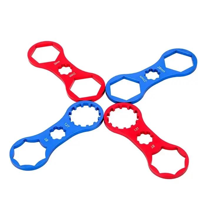 TOOPRE vtt vélo aluminium fourche avant clé pour Suntour XCM/XCR/XCT/RST VTT fourche capuchon clé dé