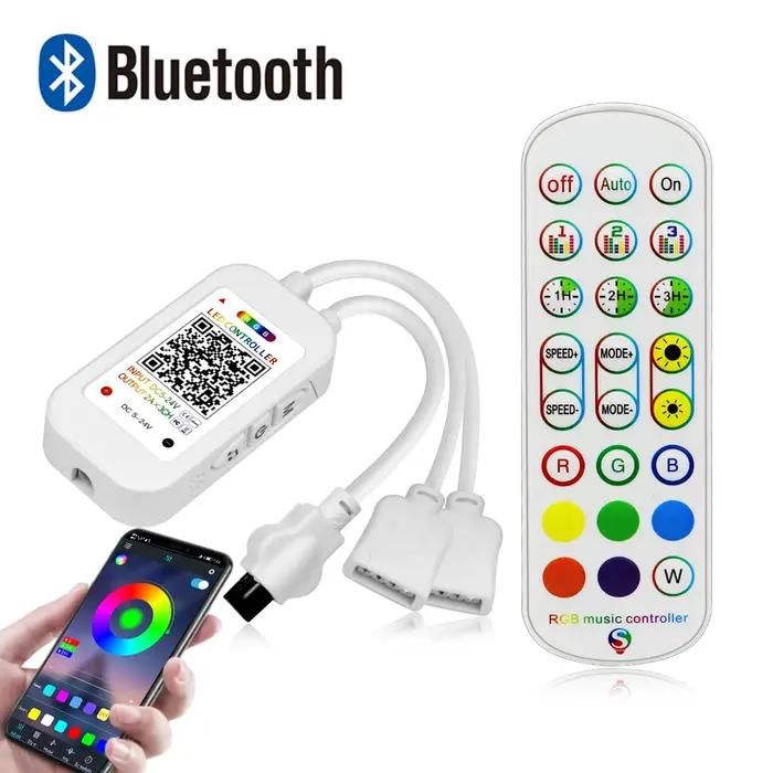 DC12V-24V 4 contrôleur de Pin Bluetooth Andrea RGB, 1 à 1 ou 1 à 2 contrôleur de RGB LED avec la tél