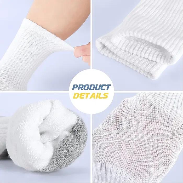 Chaussettes de sport running performance 5 paires homme femme - Confort respirant et amorti pour chasse