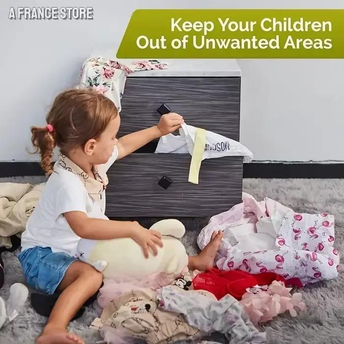 Serrure de sécurité pour bébé, serrure de sécurité pour tiroir, armoire adhésive pour tiroir, loquet
