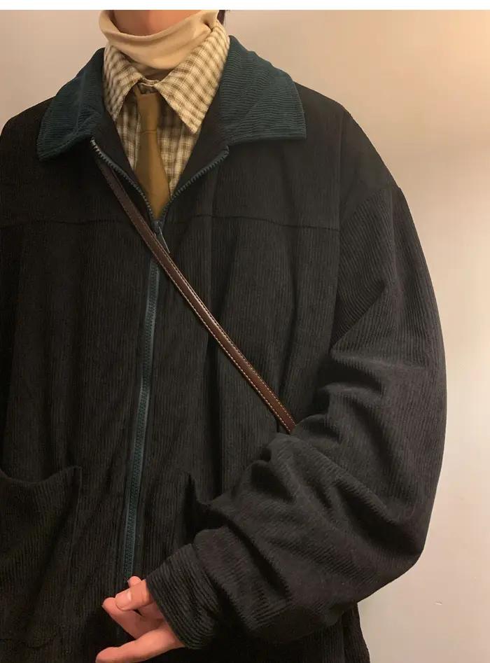 Style américain Vintage 2025 hommes Bomber veste coupe-vent manteaux à glissière automne lâche Cargo vêtements d'extérie