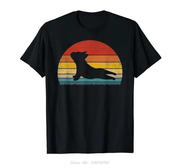 Bouledogue français chemise de Yoga drôle Frenchie T-shirt nouveaux hommes coton col rond