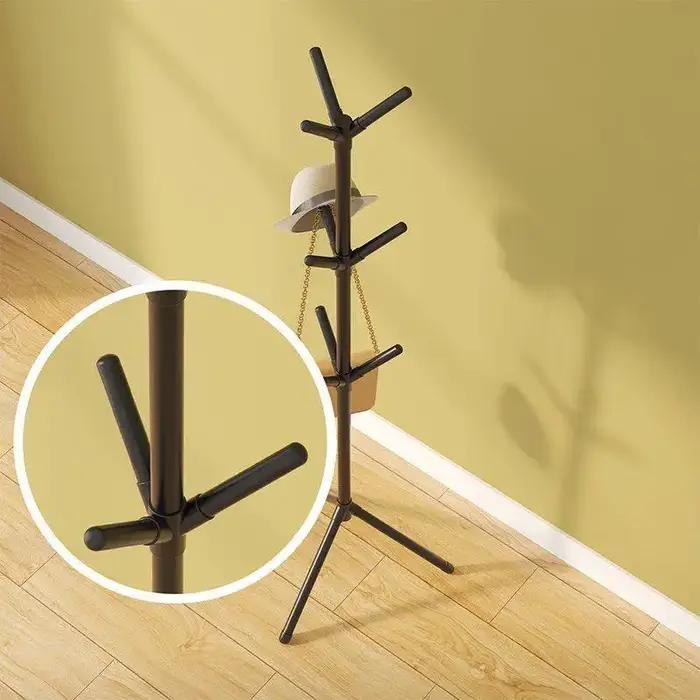 Porte-manteau sur pied moderne pour hôtel support à vêtements rail de chambre meubles d'hôtel design épuré sans clou polyvalent pour intérieur
