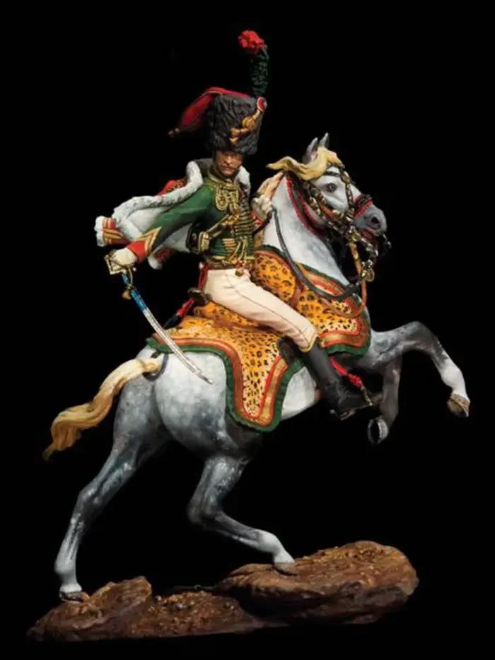 Figurine de chasseur de garde ancienne non assemblée, 54MM, Kit de modèle non peint, 1/32