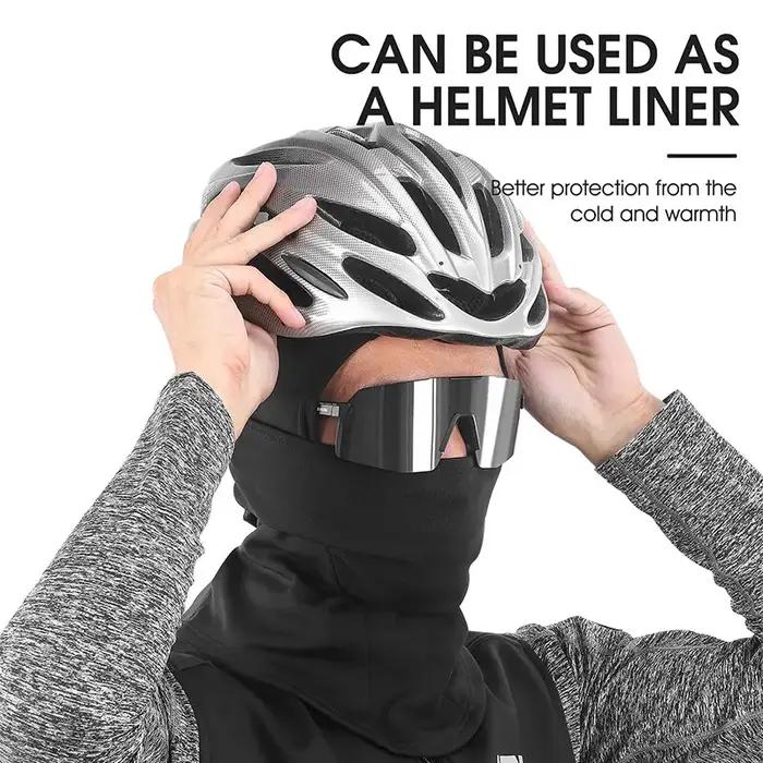 WEST BIKING-Cagoule de cyclisme en velours, écharpe de course chaude, couverture complète du visage,